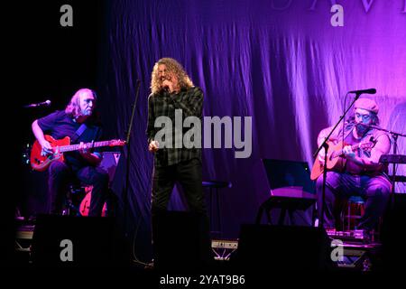 Robert Plant performs live featuring Suzi Dian the saving grace tour in Turin, Italy Stock Photo