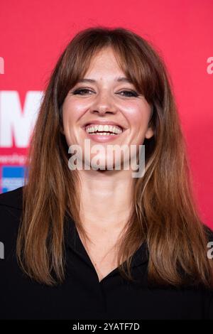 London, UK. 15th Oct, 2024. Sanda Codreanu attending The Balconettes Premiere (Les Femmes au Balcon) during the 68th BFI London Film Festival at the Royal Festival Hall in London, England on October 15, 2024. Photo by Aurore Marechal/ABACAPRESS.COM Credit: Abaca Press/Alamy Live News Stock Photo