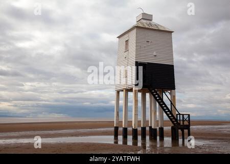 Burnham-on-Sea Low Lighthouse Stock Photo