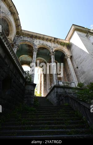 Interior view of  Soviet abandoned places in Georgia Stock Photo