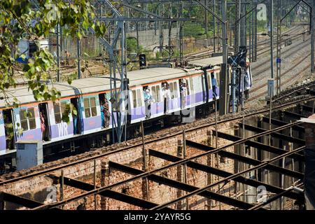 Mahalaxmi Railway station, Mumbai, India Stock Photo