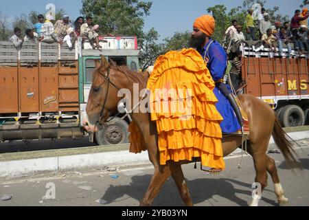 Holla Mohalla festival, Amristar, India Stock Photo