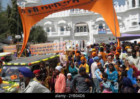 Holla Mohalla festival, Amristar, India Stock Photo