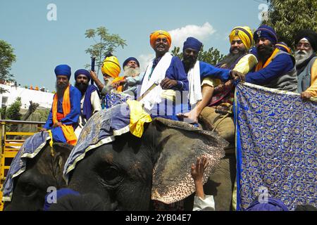 Holla Mohalla festival, Amristar, India Stock Photo