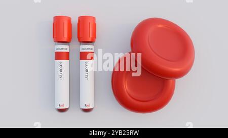 3d rendering of cells around of blood artery Stock Photo - Alamy