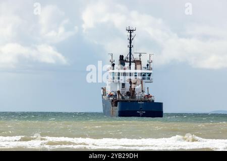 NLV Pole star The ship serves primarily as a buoy tender but also has an ancillary role in transport purposes as a lighthouse tender Stock Photo