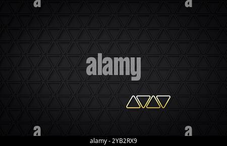 Abstract background  dark triangles pattern creating modern  elegant design Stock Photo
