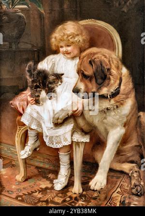 Elsley, Arthur John - Kiss and Be Friends Stock Photo