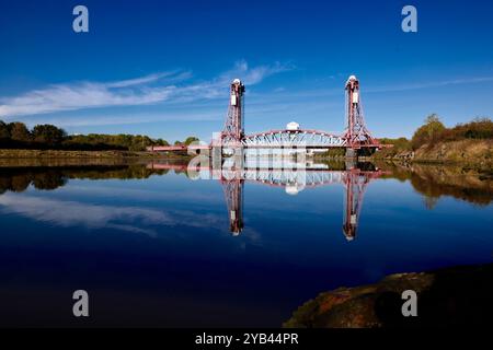 Newport Bridge, Middlesbrough, UK Stock Photo