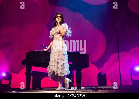 London, United Kingdom. 16th October 2024. The Last Dinner Party play the first of three shows at the iconic Hammersmith Apollo. Cristina Massei/Alamy Live News Stock Photo