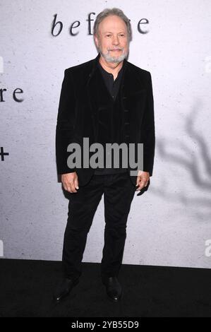 New York, USA. 16th Oct, 2024. Billy Crystal attends the world premiere of Apple's 'Before' series, held at Museum of Modern Art, New York, NY, October 16, 2024. (Photo by Anthony Behar/Sipa USA) Credit: Sipa USA/Alamy Live News Stock Photo