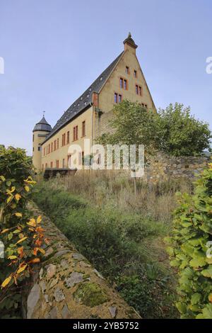 Solms Castle built in the 13th century, Butzbach, Wetterau, Hesse, Germany, Europe Stock Photo