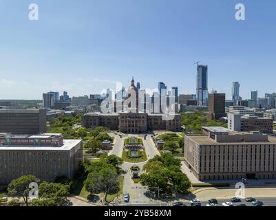 A view of the U.S. Capitol from the top of the Washington Monument at ...