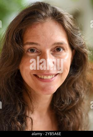 Portrait of 40 years old slavic woman close up without make up Stock Photo
