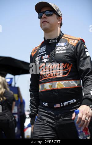 NASCAR Cup Series driver, Brad Keselowski gets ready to qualify for the Ally 400 in Lebanon, TN, USA, North America Stock Photo