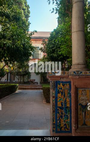 Glimpse of the Museum of Fine Arts of Seville Stock Photo