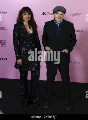 Singer Eva Amaral and Juan Aguirre (Amaral) at photocall forFabio ...