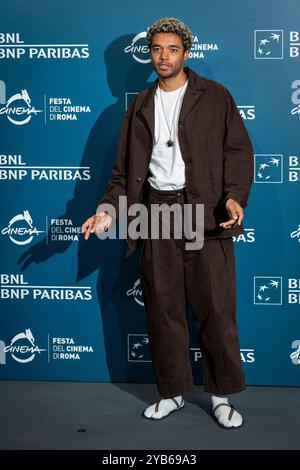 Rome, Italy. 16th Oct, 2024. Brandon Wilson poses for photographers during the photocall for the film 'Nickel Boys' during the 19th edition of the Rome Film Fest. (Photo by Stefano Costantino/SOPA Images/Sipa USA) Credit: Sipa USA/Alamy Live News Stock Photo