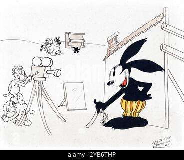 OSWALD THE LUCKY RABBIT, Oswald the Lucky Rabbit, 1927 Stock Photo - Alamy