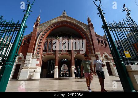 Mercado de Colón ( Market of Columbus) in Valencia, Spain Stock Photo