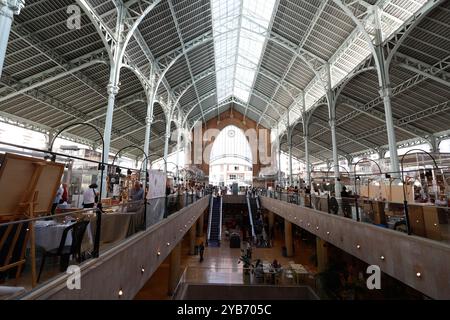 Mercado de Colón ( Market of Columbus) in Valencia, Spain Stock Photo