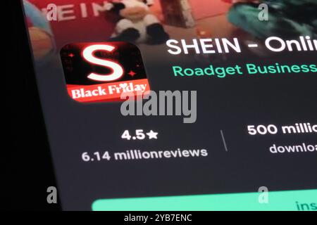 Shein app icon and company brand logo Stock Photo - Alamy