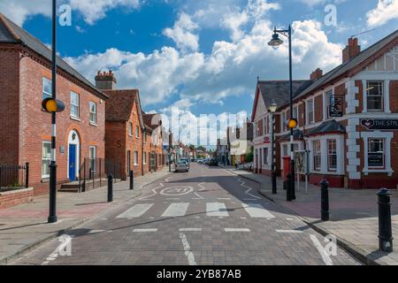 UK, England, Berkshire, Theale, The High Street Stock Photo