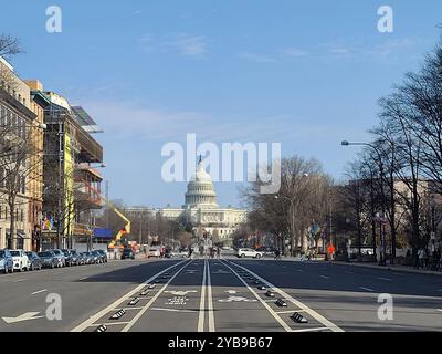 The U.S. Capitol is seen from Pennsylvania Avenue, Tuesday, Oct. 27 ...