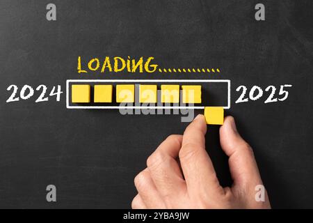 Countdown new year 2025 Stock Photo