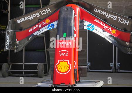 Austin, USA. 17th Oct, 2024. Scuderia Ferrari nosecones during the Formula 1 Pirelli United States Grand Prix 2024, scheduled to take place at Circuit of Americas in Austin, TX (USA) Sept 18-20, 2024 Credit: Alessio De Marco/Alamy Live News Stock Photo