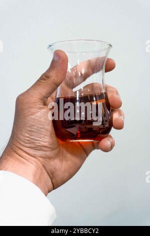 Black Turkish Tea In Armudu Glass Stock Photo