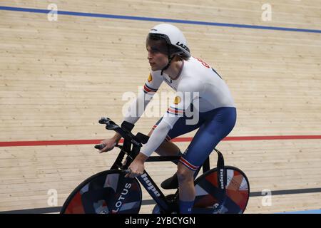 Tissot Track Cycling World Championship - Ballerup, Copenaghen, Den- 16-10-2024 during Tissot 2024 Track World Championships, Track cycling race in Copenhagen, Denmark, October 18 2024 Stock Photo