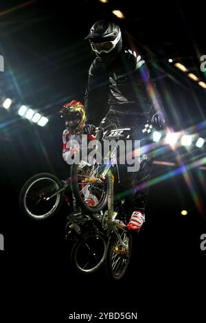 Auckland, New Zealand. 27th July, 2013. Todd Barry of New Zealand competes during the Men Junior Heat Race. UCI BMX World Championships, Vector Arena, Auckland, New Zealand. Sunday 28th July 2013. Photo: Anthony Au-Yeung/photosport.co.nz Credit: Action Plus Sports/Alamy Live News Stock Photo