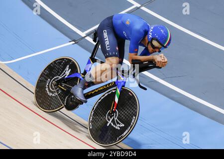 Tissot Track Cycling World Championship - Ballerup, Copenaghen, Den- 16-10-2024 during Tissot 2024 Track World Championships, Track cycling race in Copenhagen, Denmark, October 18 2024 Stock Photo