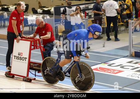 Tissot Track Cycling World Championship - Ballerup, Copenaghen, Den- 16-10-2024 during Tissot 2024 Track World Championships, Track cycling race in Copenhagen, Denmark, October 18 2024 Stock Photo