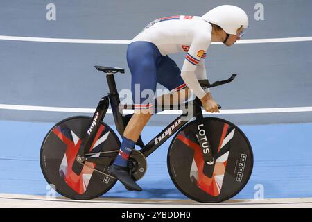 Tissot Track Cycling World Championship - Ballerup, Copenaghen, Den- 16-10-2024 during Tissot 2024 Track World Championships, Track cycling race in Copenhagen, Denmark, October 18 2024 Stock Photo