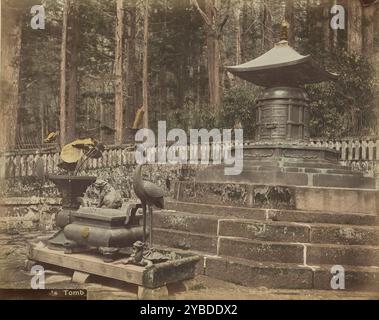 1890s Japan - Tomb of Japanese Shogun ] — The tomb of
