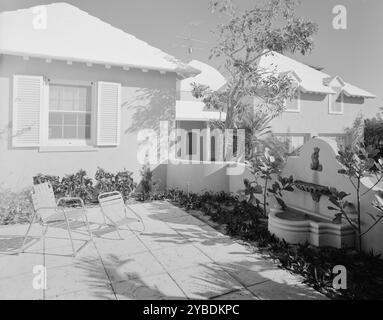 Albert D. Williams, residence in Naples, Florida, 1959. Stock Photo