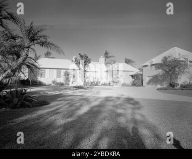 Albert D. Williams, residence in Naples, Florida, 1959. Stock Photo