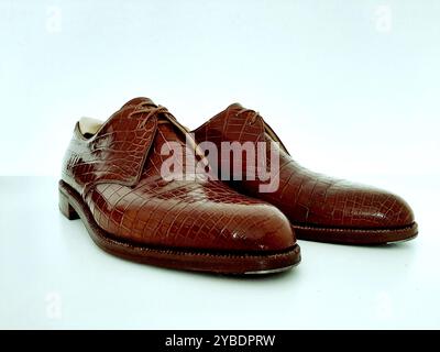 Premium French Handmade Bespoke Shoes. Plain black loafer Stock Photo ...
