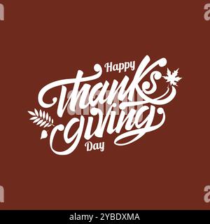 Happy Thanksgiving Day template background. Happy Thanksgiving Day, Template banner, poster, flyer, greeting card, web design, print design. Stock Vector