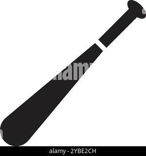 baseball bat icon vector illustration logo desgin Stock Vector