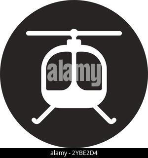 helicopter icon vector illustration logo design Stock Vector