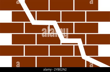 brick icon vector illustration logo design Stock Vector