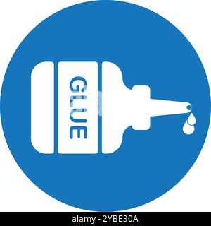 glue icon vector illustration logo design Stock Vector