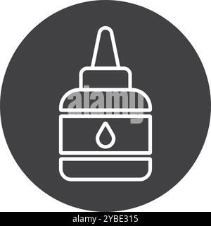 glue icon vector illustration logo design Stock Vector