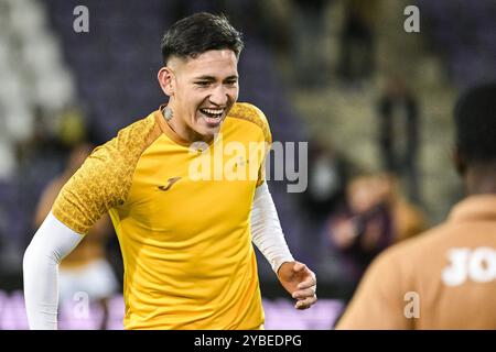 Anderlecht's Luis Vazquez pictured before a soccer match between Beerschot VA and RSC Anderlecht, Friday 18 October 2024 in Antwerp, on day 11 of the 2024-2025 season of the 'Jupiler Pro League' first division of the Belgian championship. BELGA PHOTO TOM GOYVAERTS Credit: Belga News Agency/Alamy Live News Stock Photo