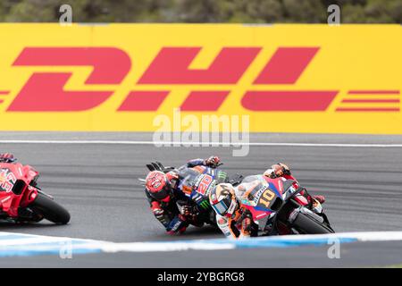 Melbourne, Australia, 19 October, 2024. Luca Marini on the Repsol Honda Team Honda during the Australian MotoGP at the Phillip Island Grand Prix Circuit on October 19, 2024 in Melbourne, Australia. Credit: Dave Hewison/Speed Media/Alamy Live News Stock Photo