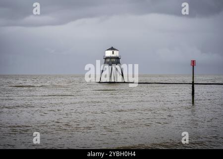 The Dovercourt Low Lighthouse in Harwich, Essex, England, UK Stock Photo