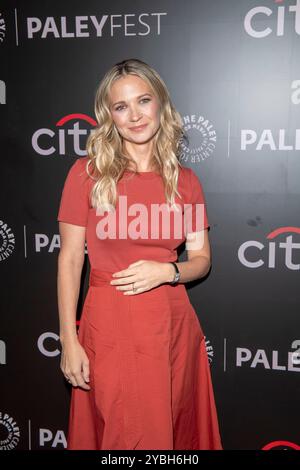 New York, United States. 17th Oct, 2024. Vanessa Ray attends ''Blue Bloods'' during PaleyFest 2024 at The Paley Museum in New York, USA, on October 17, 2024. (Photo by Thenews2/NurPhoto) Credit: NurPhoto SRL/Alamy Live News Stock Photo